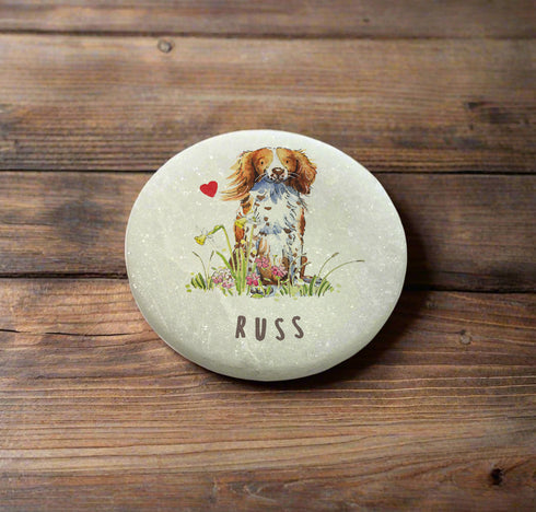 Sprocker Red & White Marble Memorial